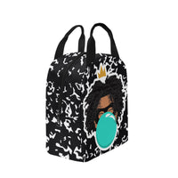 BeYOU Crew Zipper Lunch Bag-Cori (Turquoise Bubble)