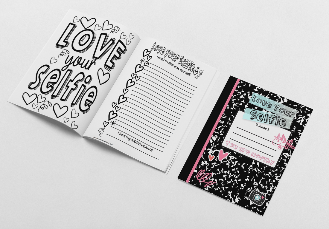 Love Your Selfie Journal and Coloring Book: Volume 1