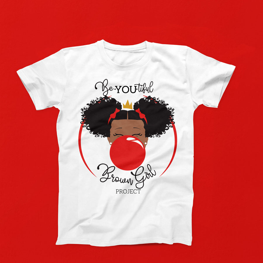 Classic BeYOU T-Shirt(ADULT): RED BUBBLE